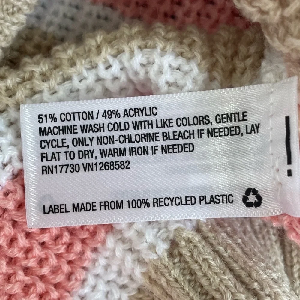 Wild Fable Striped Vneck sweater - Picture 5 of 6